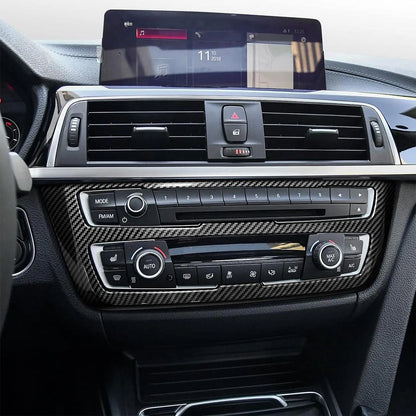Mavlaro CD-Panelblende in Carbon-Optik für BMW F30/F31/F34 & F32/F33/F36