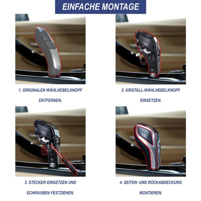 Mavlaro Crystal LED Gangwahlschalter für BMW 3er F30 2011-2018 / 3er F31 2012-2019 / 3er F34 2013-2020