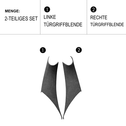 Mavlaro Alcantara-Optik Innentürgriff-Abdeckung 2/4-teilig für BMW F30-F36 2013-2018