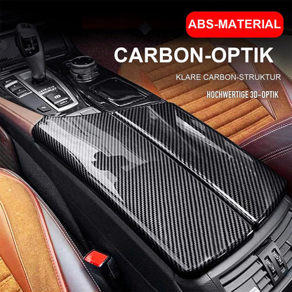 Mavlaro Mittelarmlehnen-Abdeckung in Carbon-Optik für BMW 5er F10/F11