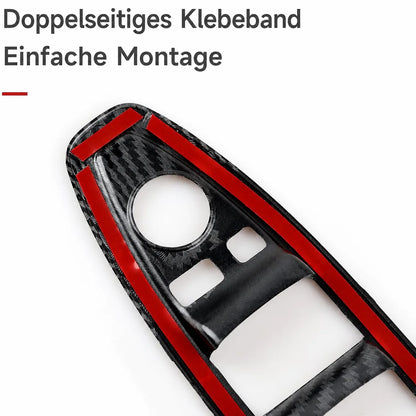 Mavlaro Fensterheberschalter-Blenden 4-teilig 3M für BMW 3er F30 2011-2018 / 3er F31 2012-2019 / 3er F34 2013-2020