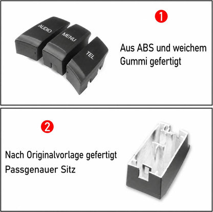 Mavlaro iDrive Tasten Ersatz 7-teilig für BMW F20/F21 F22/F23 F30/F31 F80 F82 F48