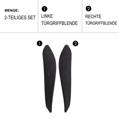Mavlaro Innentürgriff-Abdeckungen Leder/Alcantara für BMW F30-F36 & M3/M4 F80-F83