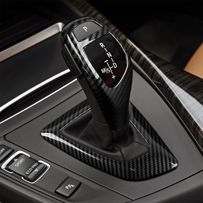 Mavlaro Schaltknauf-Abdeckung in Carbon-Optik für BMW F20-F36/F07/F10/F11/F06/F12/F13/X3-X6