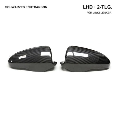 Mavlaro Echtcarbon Spiegelkappen-Overlays für BMW 5er F10 2010-2017