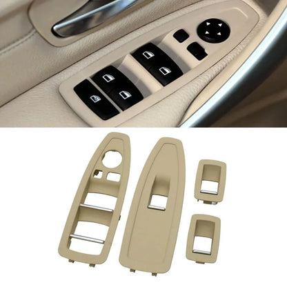 Mavlaro Fensterheberschalter-Blenden 4-teilig als Ersatzteil für BMW 1er F20 2011-2019 / 3er F30 2011-2018 / 3er F31 2012-2019 / 3er F34 2013-2020 / 4er F36 2014-2021 / 3er F80 2014-2018 / 1er F21 2011-2019
