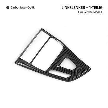 Mavlaro Schaltkulissen-Panelblende in Carbon-Optik für BMW F30/F31/F34 & F32/F33/F36