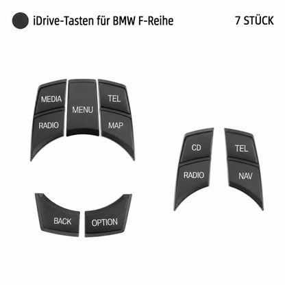 Mavlaro iDrive Tasten Ersatz 7-teilig für BMW F20/F21 F22/F23 F30/F31 F10/F11 F15/F16