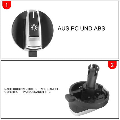 Mavlaro Lichtschalter Panel Ersatz 4-teilig für BMW F10 F12 F01 F25 F26