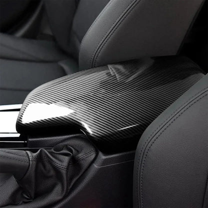 Mavlaro Mittelarmlehnen-Abdeckung in Carbon-Optik für BMW 3er F30/F31