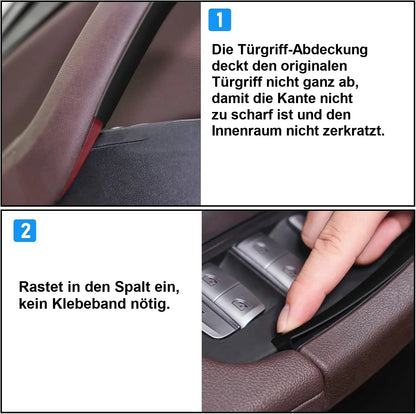 Mavlaro Innentürgriff-Abdeckungen 2-teilig ohne Türverkleidungsausbau für BMW X3 G01/X3 M F97 & X4 G02/F98