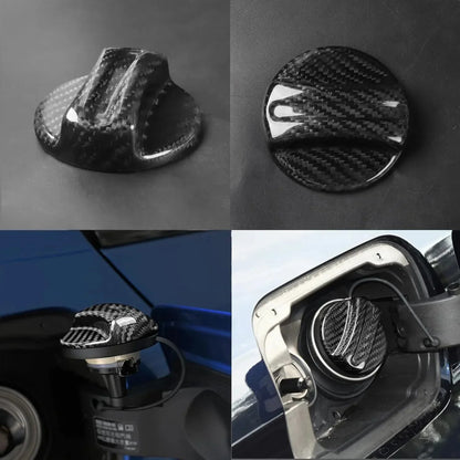 Mavlaro Universelle Echtcarbon Tankdeckel-Blende für BMW E/F/G Serien, X Modelle & Z4