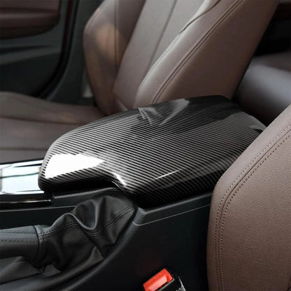 Mavlaro Mittelarmlehnen-Abdeckung in Carbon-Optik für BMW 3er F30/F31