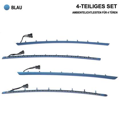 Mavlaro LED Ambientebeleuchtung Türleisten 4-teilig für BMW 3er F30 2011-2018 / 3er F31 2012-2019 / 3er F80 2014-2018
