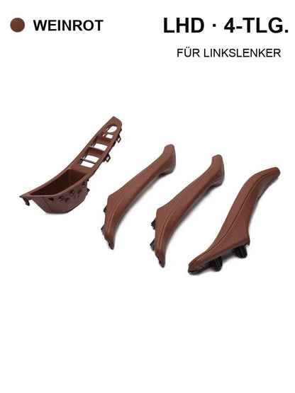 Mavlaro Leder-Innentürgriff Ersatzteile 4-teilig für BMW 5er F10 2010-2017 / 5er F11 2010-2017