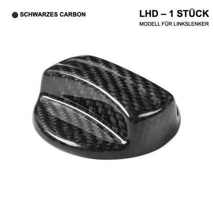 Mavlaro Universelle Echtcarbon Tankdeckel-Blende für BMW E/F/G Serien, X Modelle & Z4