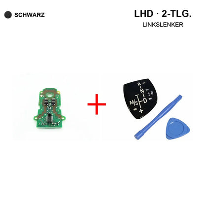 Mavlaro Wählhebelblende mit LED-Platine für BMW 5er F07 2009-2017 / 5er F10 2010-2017 / 6er F06 2012-2018 / 6er F12 2011-2018 / 7er F02 2008-2015