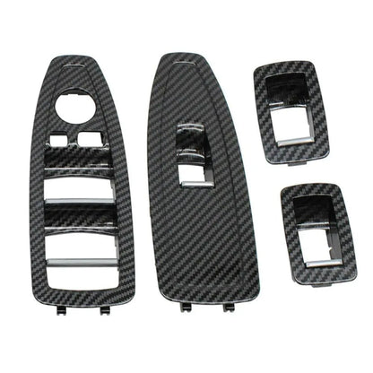 Mavlaro Fensterheberschalter-Blenden 4-teilig als Ersatzteil für BMW 1er F20 2011-2019 / 3er F30 2011-2018 / 3er F31 2012-2019 / 3er F34 2013-2020 / 4er F36 2014-2021 / 3er F80 2014-2018 / 1er F21 2011-2019