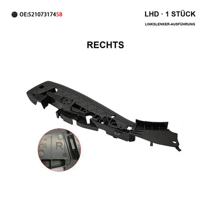 Mavlaro Sitzschienen-Abdeckung Ersatz für BMW 5er/6er/7er/X5/X6 OE 52107317458/59