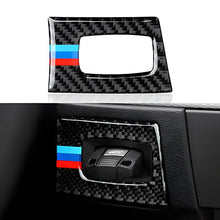 Mavlaro 5D Carbon-Optik Start-Stopp-Knopfrahmen für BMW E90/E91/E92/E93