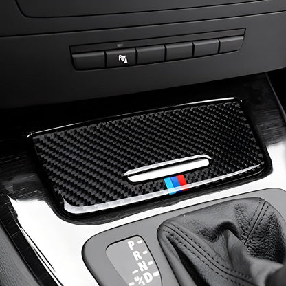 Mavlaro 5D Carbon-Optik Ablagefach-Panelblende für BMW E90/E92/E93