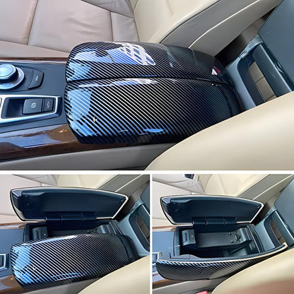 Mavlaro Mittelarmlehnen-Abdeckung in Carbon-Optik für BMW X5 E70 / X6 E71