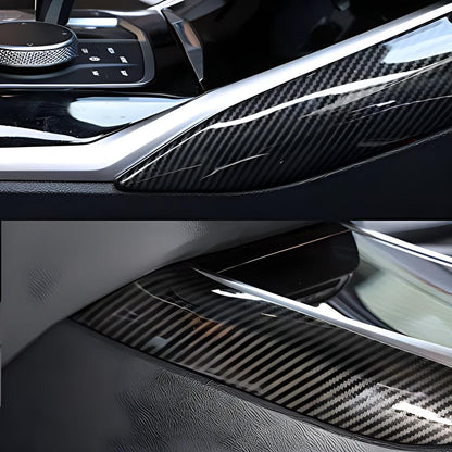 Mavlaro Carbon-Optik Schaltkonsolen-Seitenblenden 2-teilig für BMW 3er G20