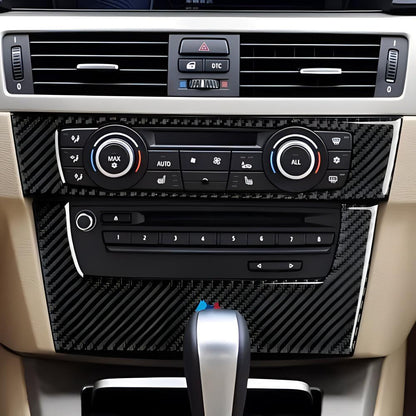 Mavlaro 5D Carbon-Optik CD-Panelblende Style B für BMW E90/E92/E93