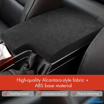 Mavlaro Alcantara-Optik Mittelarmlehnen-Abdeckung für BMW 3er E90/E91/E92/E93 2005-2013