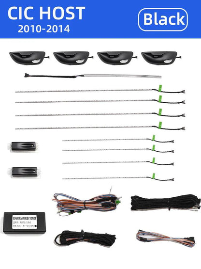 Mavlaro 9-Farben LED Ambientebeleuchtung Komplettset für BMW 5er F10/F11 2010-2017 CIC/NBT