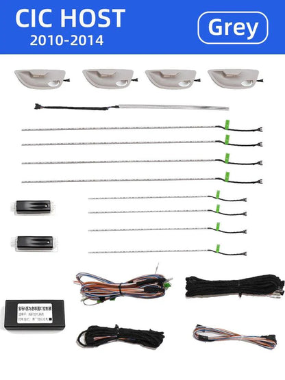 Mavlaro 9-Farben LED Ambientebeleuchtung Komplettset für BMW 5er F10/F11 2010-2017 CIC/NBT