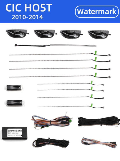 Mavlaro 9-Farben LED Ambientebeleuchtung Komplettset für BMW 5er F10/F11 2010-2017 CIC/NBT