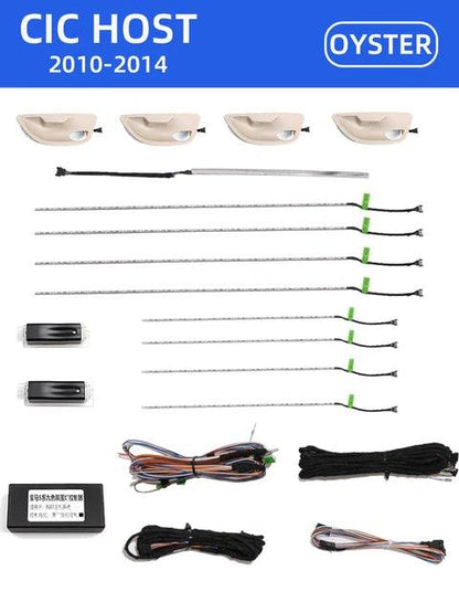 Mavlaro 9-Farben LED Ambientebeleuchtung Komplettset für BMW 5er F10/F11 2010-2017 CIC/NBT