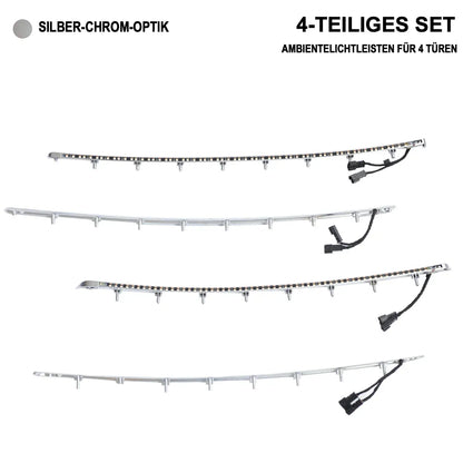 Mavlaro LED Ambientebeleuchtung Türleisten 4-teilig für BMW 3er F30 2011-2018 / 3er F31 2012-2019 / 3er F80 2014-2018