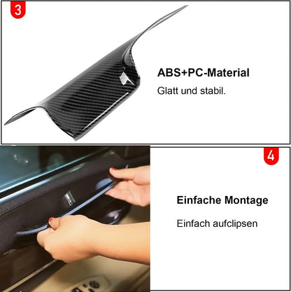 Mavlaro Türgriff-Abdeckungen 2-teilig für BMW 7er F01/F02/F04 2008-2015 vorne oder hinten