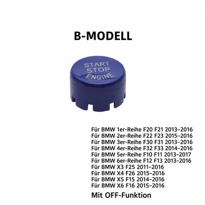 Mavlaro Start-Stop-Knopf Ersatz A/B für BMW F10/F20/F30/F32/F25/F15 2009-2017