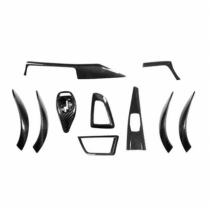 Mavlaro Echtcarbon Innenraum-Komplettset 10-teilig für BMW 3er F30 2011-2018 / 3er F34 2013-2020