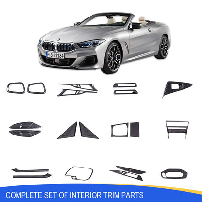 Mavlaro Echtcarbon Innenraum-Komplettset für BMW 8er Cabrio G14 2019-2022