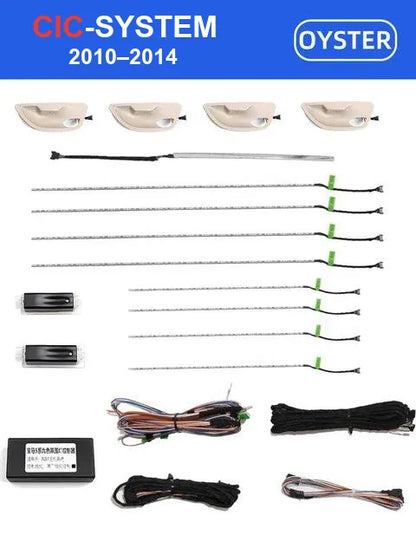 Mavlaro 9-Farben LED Ambientebeleuchtung Komplettset für BMW 5er F10 2010-2017 / 5er F11 2010-2017