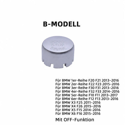 Mavlaro Start-Stop-Knopf Ersatz A/B für BMW F10/F20/F30/F32/F25/F15 2009-2017