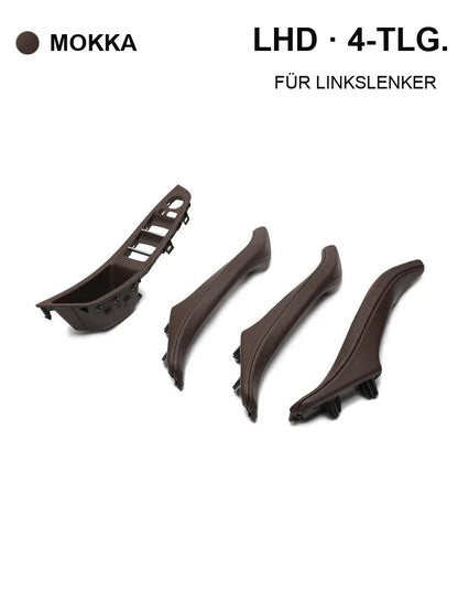 Mavlaro Leder-Innentürgriff Ersatzteile 4-teilig für BMW 5er F10 2010-2017 / 5er F11 2010-2017