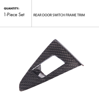 Mavlaro Carbon Fiber Tailgate Rear Door Switch Frame Trim for BMW 8 Series G14/15/16 (2019–2022)