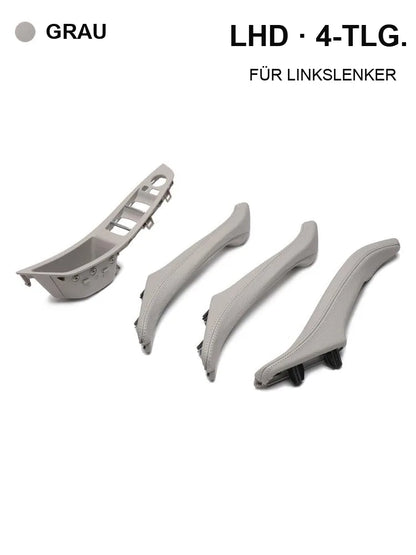 Mavlaro Leder-Innentürgriff Ersatzteile 4-teilig für BMW 5er F10 2010-2017 / 5er F11 2010-2017