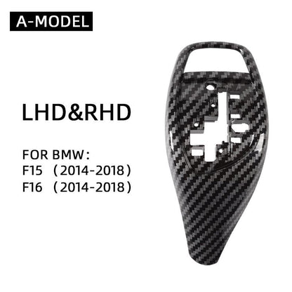 Mavlaro Schaltknauf-Abdeckung Ersatzteil in Carbon-Optik für BMW X5 F15 & X6 F16 2014-2018