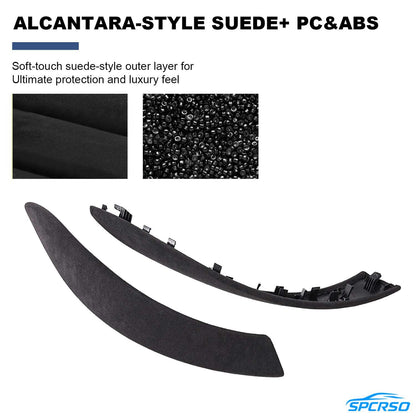 Mavlaro Alcantara-style suede Door Handle Outer & Inside Cover – Fits BMW F30 F80 F31 F32 (2012-2019)