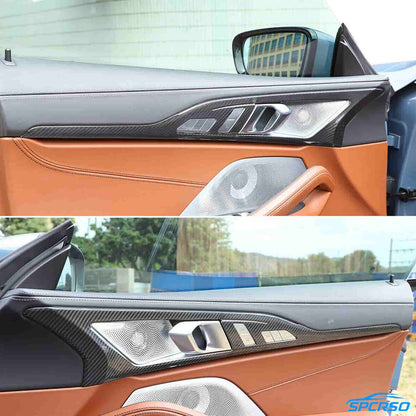Mavlaro Real Carbon Fiber Interior Door Handle Trim for BMW 8 Series G16 & F93 (2019+)