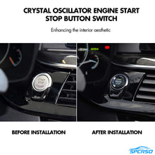 Mavlaro Kristall Start-Stop-Knopf Abdeckung für BMW F/G Modelle mit A OFF Taste