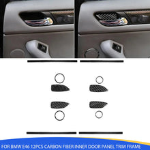 Mavlaro Echtcarbon Türverkleidungs-Rahmen Set 12-teilig für BMW 3er E46 1998-2006