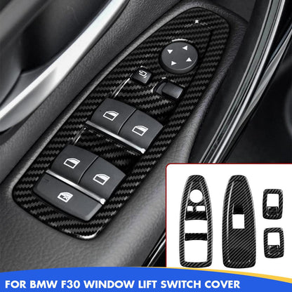 Mavlaro Fensterheberschalter-Blenden 4-teilig 3M für BMW 3er F30/F31/F34 2012-2020