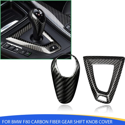 Mavlaro Echtcarbon Schaltknauf-Abdeckung 3M für BMW M3 F80 & M4 F82/F83 2014-2018